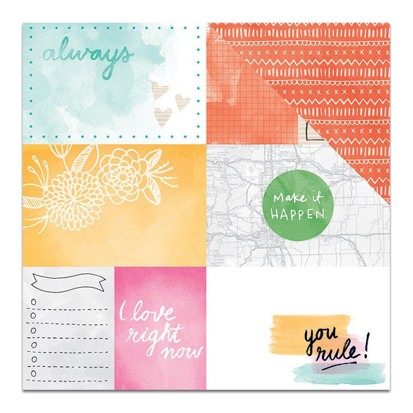 Amy Tan Rise & Shine Double-Sided Cardstock 12" X 12" Emery