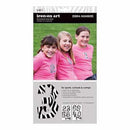 S.E.I. Iron-On Art  - Number Transfers 1-1/2 2 Sheets - Black White Zebra