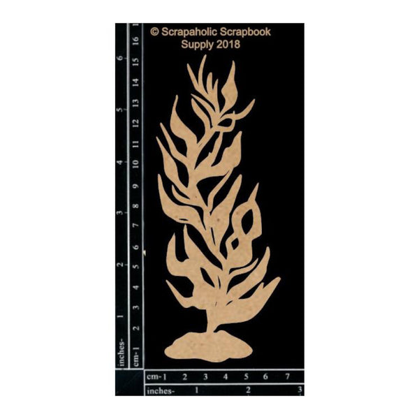 Scrapaholics - Laser Cut Chipboard 1.8mm Thick - Tall Seagrass, 6X2.5in