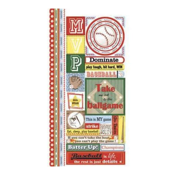 Sale Item - Carolee's Creations - Batter Up Cardstock Stickers