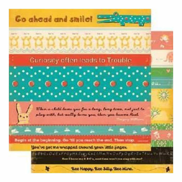 Sale Item - Cosmo Cricket - Jack's World - Striptease  (Single Sheet)