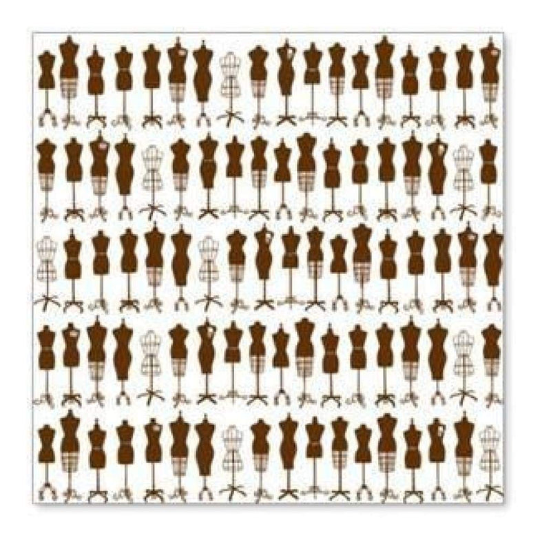 Sale Item - Hambly Screen Prints - Hambly Couture Overlay - Brown  - Single 12X1
