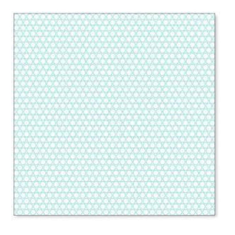 Sale Item - Hambly Screen Prints - Little Circles Overlay - Teal Blue  - Single
