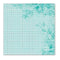 Sale Item - Hambly Screen Prints - Mini Graph Overlay - Teal Blue  - Single 12X1