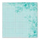 Sale Item - Hambly Screen Prints - Mini Graph Overlay - Teal Blue  - Single 12X1