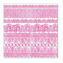 Sale Item - Hambly Screen Prints - Old Lace Overlay - Pink  - Single 12X12 Sheet