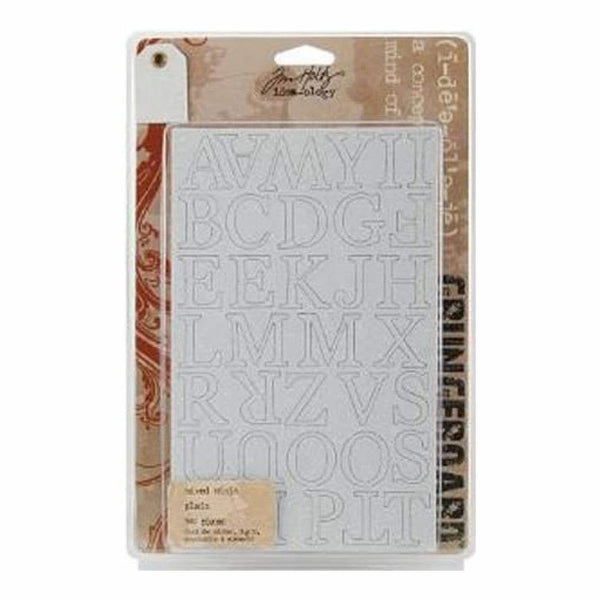 Sale Item - Tim Holtz - Cropper Hopper - Grungeboard - Alpha - Mini Plain - Normal Price: $18.99 (E56t/E50)