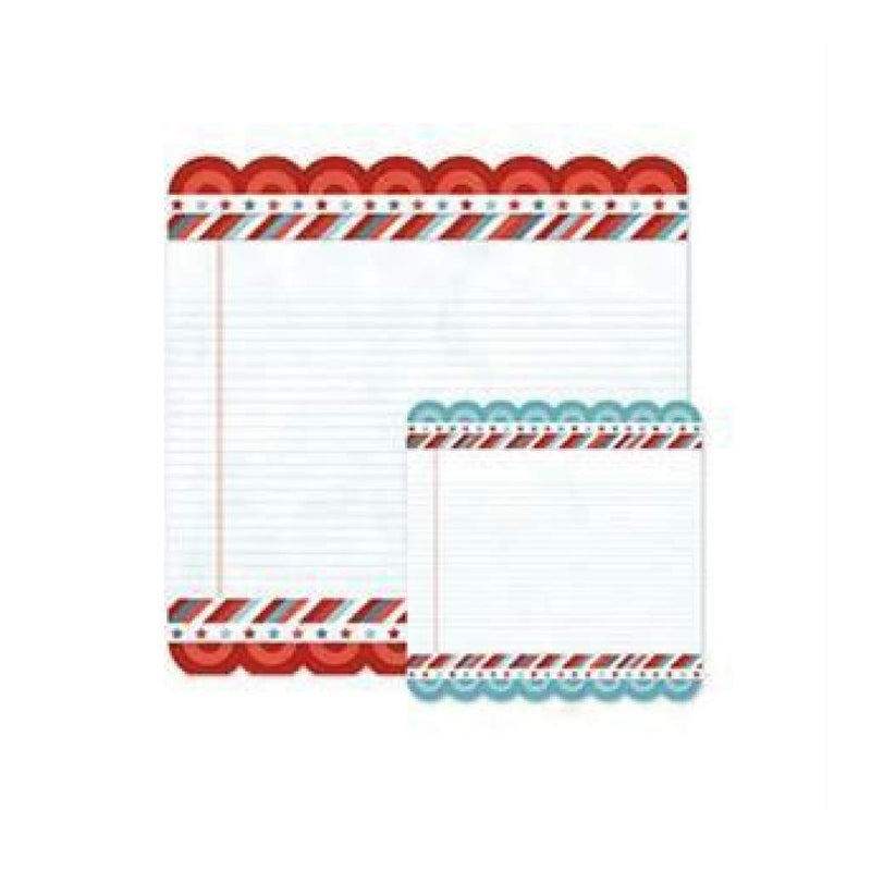 Sale Item - Wer Memory Keepers - Red White Blue - Letters Home 12X12 Die Cut Pap