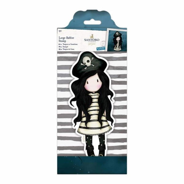 Santoros Gorjuss Large Rubber Stamp Piracy