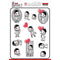 Find It Trading Yvonne Creations Punchout Sheet With Love, Petit Pierrot