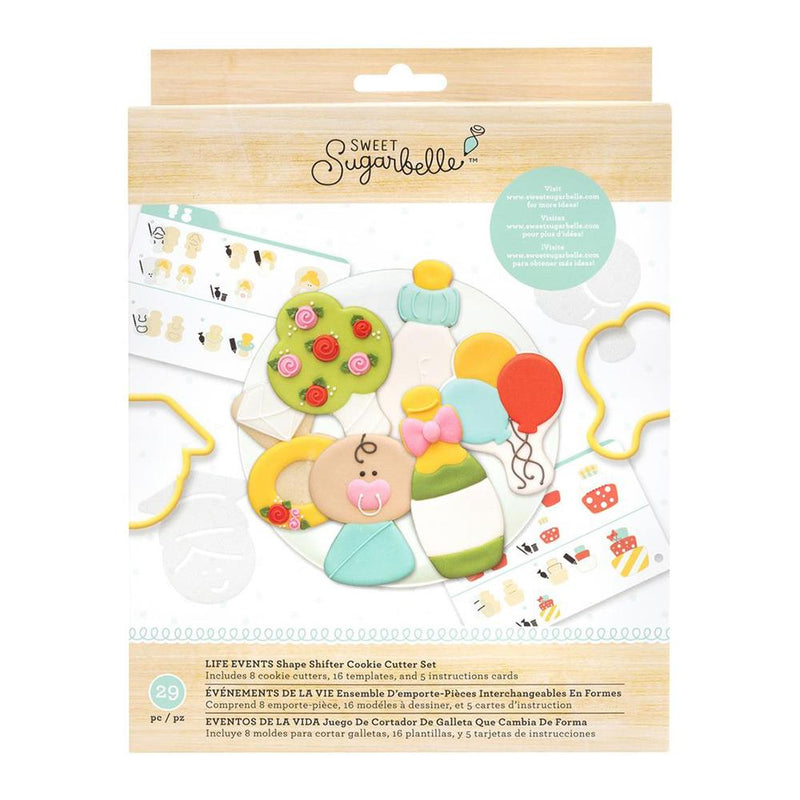 American Crafts - Sweet Sugarbelle Cookie Cutter Set 8 per pack Shape Shifter - Life Events