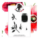 Creative Expressions - Stamps By Me Berry Bouquet A5 co-ordinating Set 5 Dies