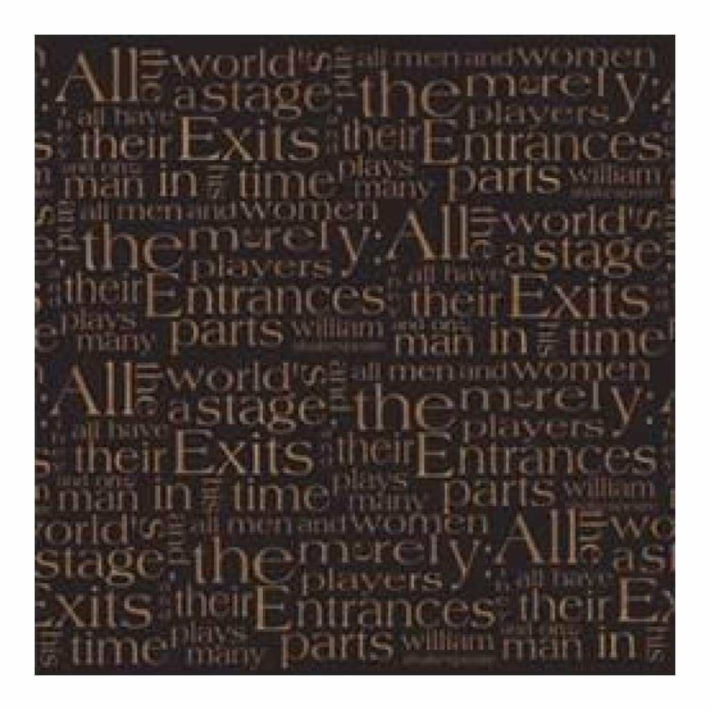 Scenic Route Paper Co Stage Black Script pack of 10 – CraftOnline