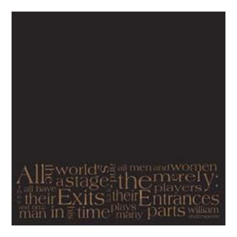Scenic Route Paper Co - Stage Black Third  (Pack Of 10)