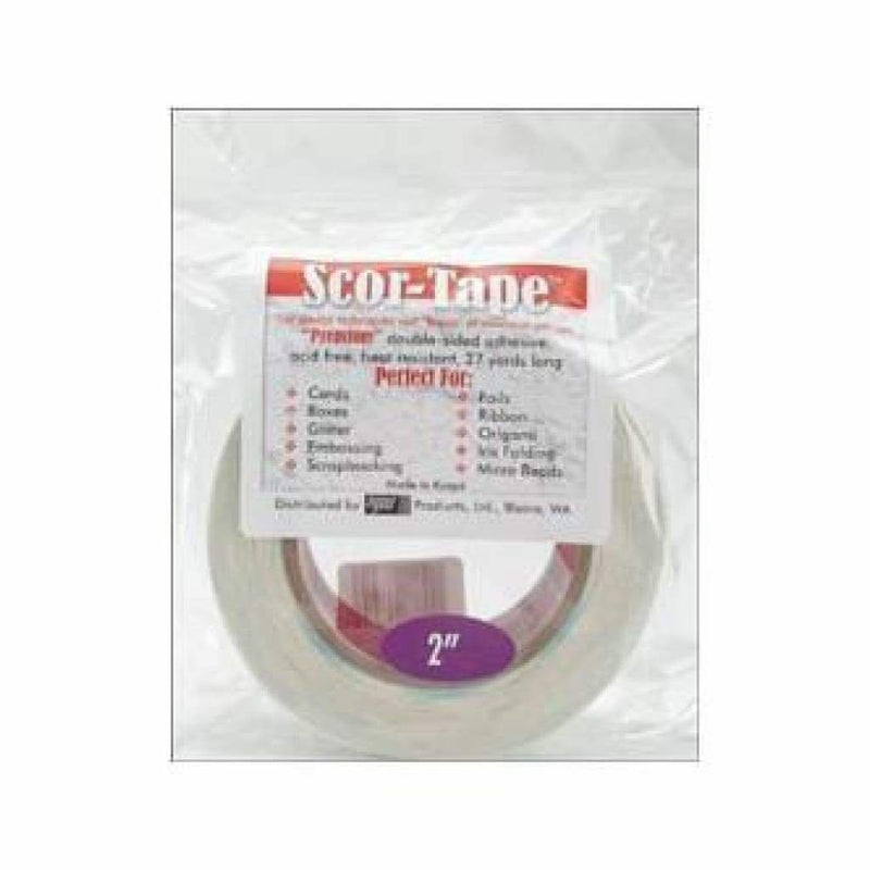 Scor-Tape Double-Sided Tape 2 inch X 81 Feet Long