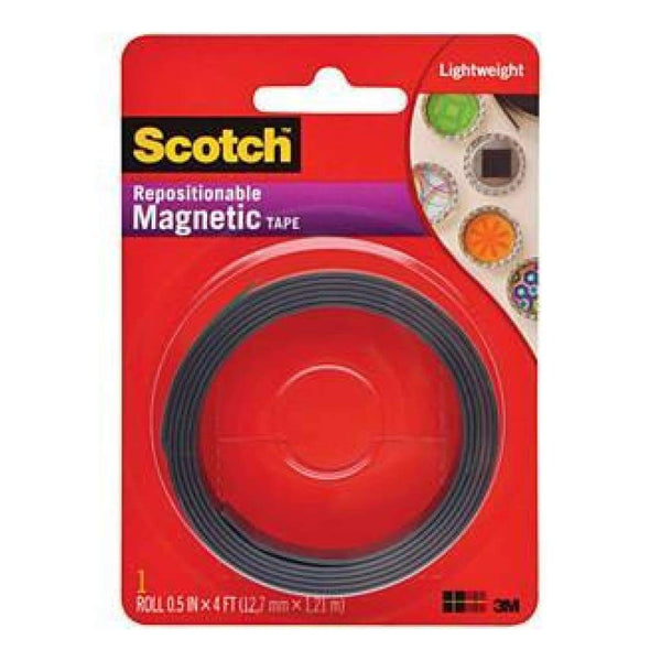 Scotch Magnetic Tape .5In. X4ft