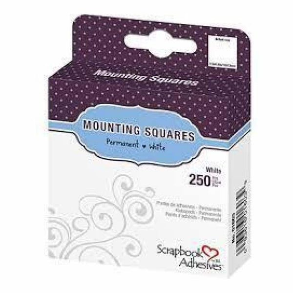 Scrapbook Adhesives Mounting Squares 250 Pack Permanentwhite.5 Inch X.5 Inch