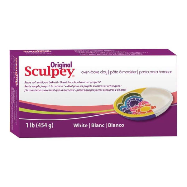 Sculpey Original Polymer Clay 1lb White