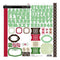 Sei - Christmas Mint - Cardstock Stickers With Varnish Finish