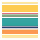 Sei - Sunny Stripes 12X12 Vellum  (Pack Of 5)