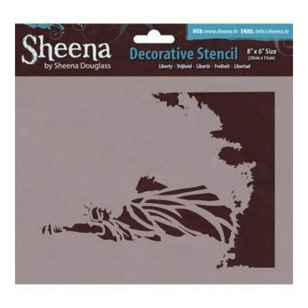 Sheena Douglass Decorative Stencil 8In.X6in. Liberty