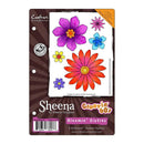 Sheenas Groovin 60s Ezmount Stamps 5.5 inch X8.5 inch - Bloomin Sixties
