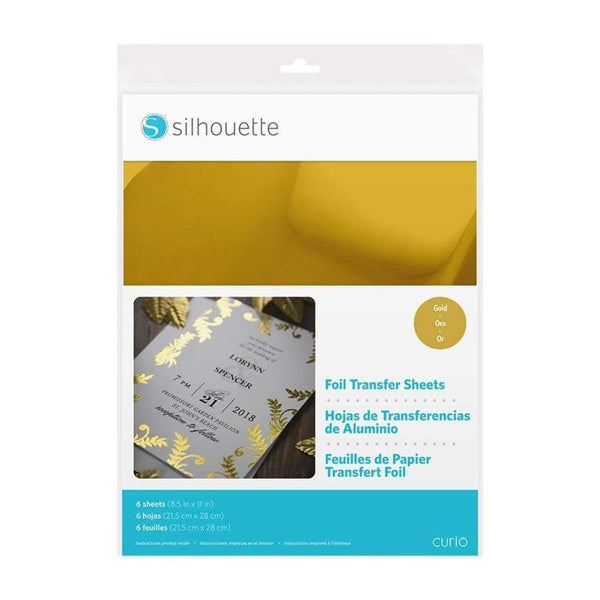 Silhouette - 8.5inch x11inch Foil Transfer Sheets 6 pack - Gold