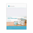 Silhouette Cameo - Printable Clear Sticker Paper
