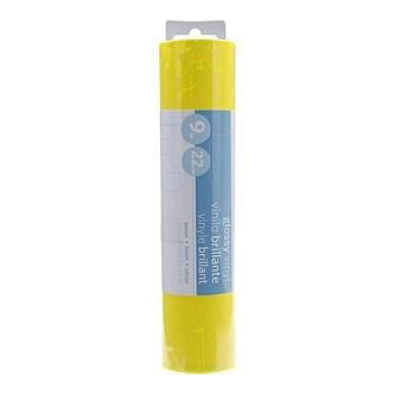 Silhouette - Glossy Removavle Vinyl - 9 In. X 10 Ft. - Lemon