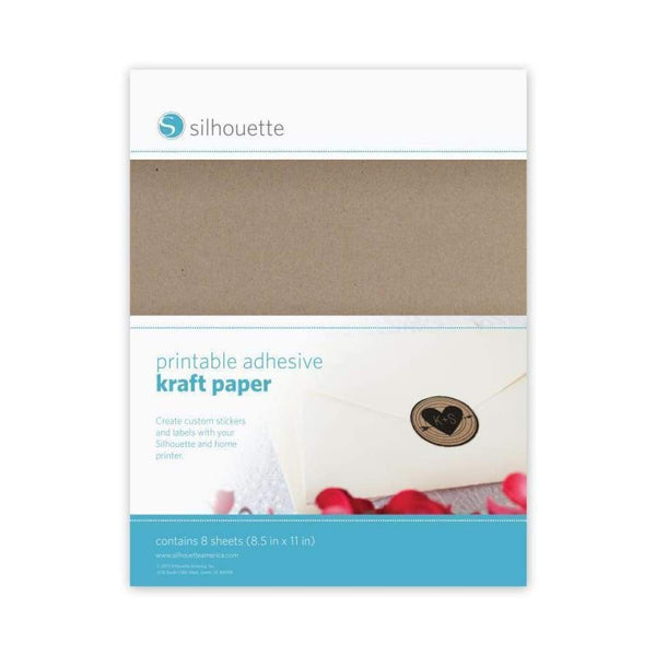 Silhouette - Printable Adhesive Kraft Paper