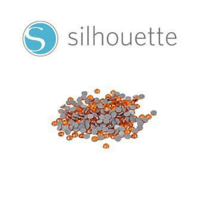 Silhouette - Rhinestones - Orange