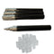 Poppy Crafts Premium Glitter Pens - Silver 6pcs