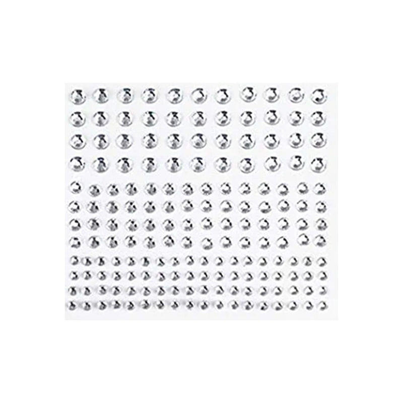 Poppy Crafts Self-Adhesive Rhinestone Sheet -  Crystal