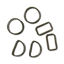 Li'l Davis Designs - Trinkets and Treasures - Large Ribbon Rings - Silver