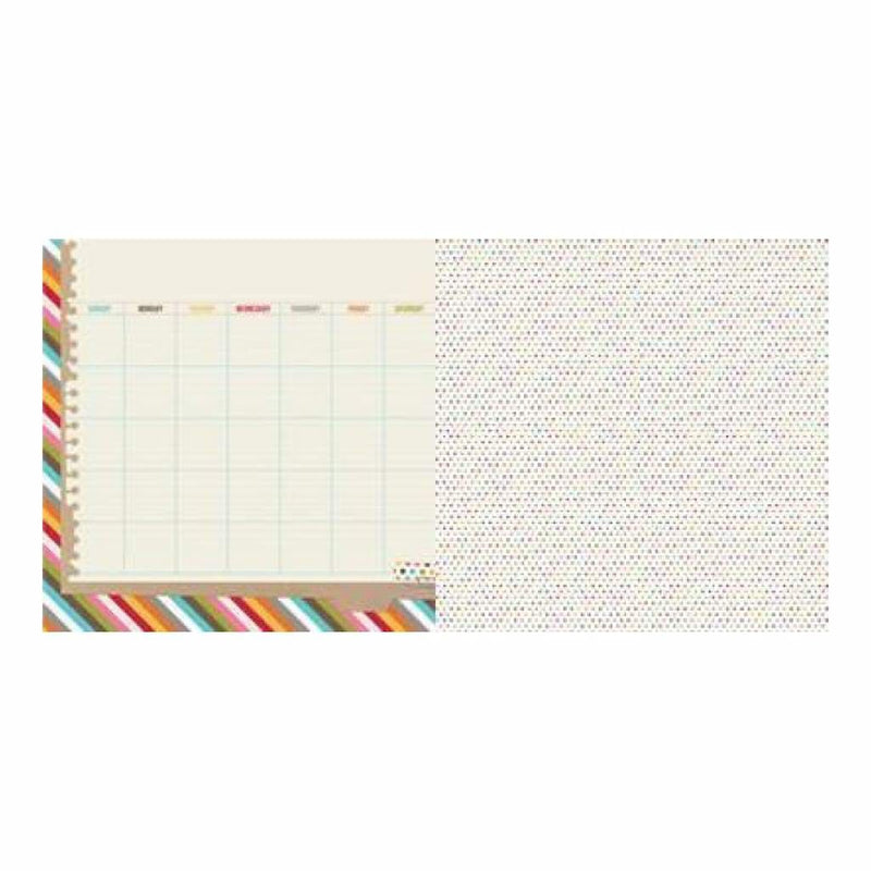 Simple Stories - Sn@P! Life - Calendar 12X12 Inch Double-Sided  Paper  (Pack Of 10)