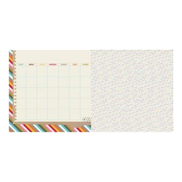 Simple Stories - Sn@P! Life - Calendar 12X12 Inch Double-Sided  Paper  (Pack Of 10)