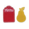 Sizzix - Bigz Die W/Bonus Textured Impressions - Pear & Menu Tags