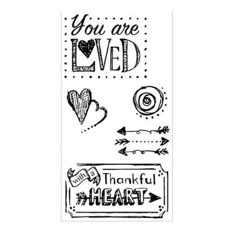 Sizzix Clear Stamps You Are Loved