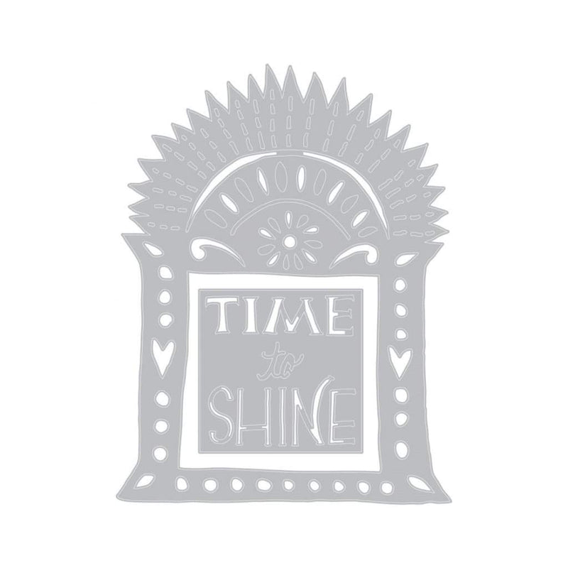 Sizzix - Framelits Die & Stamp Set By Crafty Chica - Time To Shine Shrine