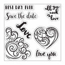 Sizzix Framelits Die & Stamp Set By Lynda Kanase Photo Frame, Lovely*