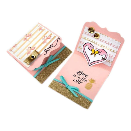 Sizzix Framelits Dies with Stamps By Lindsey Serata Bird Love