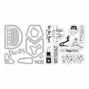 Sizzix Framelits Dies W/Stamps By Katelyn Lizardi 12 pack Weekend Planner