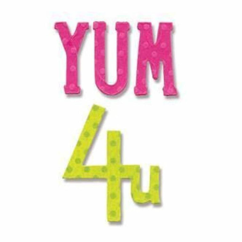 Sizzix - Movers & Shapers Magnetic Die Set - Yum & 4U