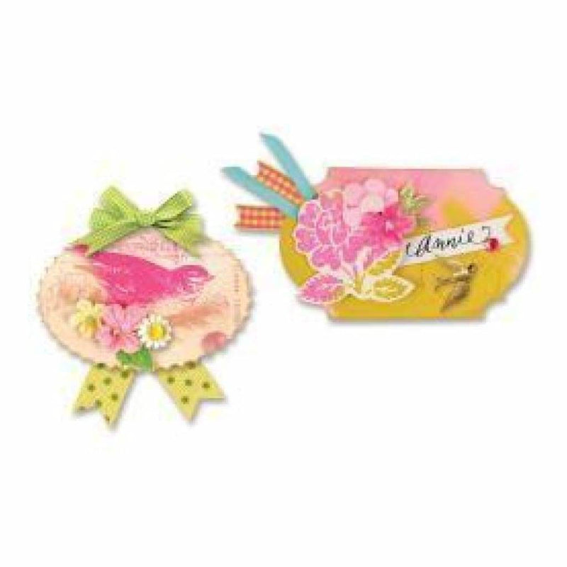 Sizzix Movers Shapers Dies 2 Pack By Brenda Walton Labels