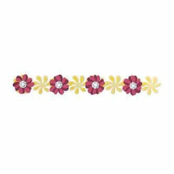 Sizzix - Sizzlits Decorative Strip Die - Windmill Daisies By Scrappy Cat