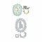 Sizzix Thinlits Dies 5 Pack  With Thanks Phrase & Frame
