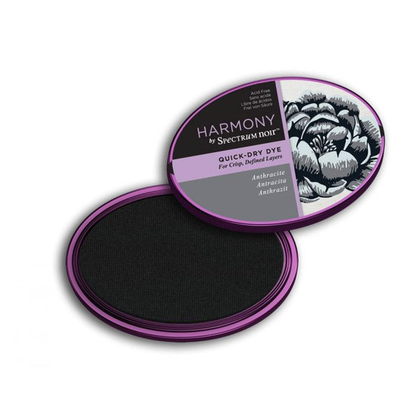 Crafter's Companion Spectrum Noir Harmony Quick-Dry Ink Pad - Anthracite