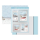 Hunkydory Snow Is Falling Luxury A4 Topper Set - Sea You At Christmas
