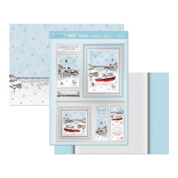 Hunkydory Snow Is Falling Luxury A4 Topper Set - Sea You At Christmas