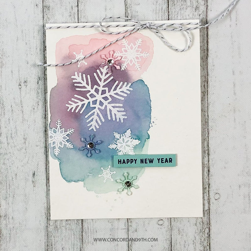 Concord & 9th Clear Stamps 6inch X6inch - Snow Flurry